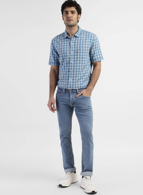 Levis Men Regular Fit Clean Look Light Shade Jeans - Image 2