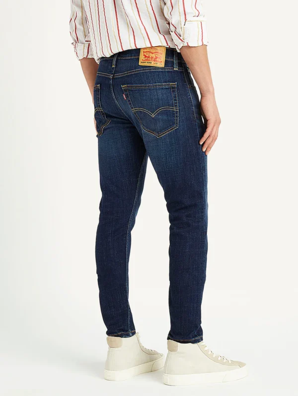 Levis 512 Men's Skinny Taper Fit Navy Jeans - Image 3