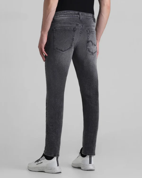 Jack & Jones Black Low Rise Glenn Slim Fit Jeans - Image 3