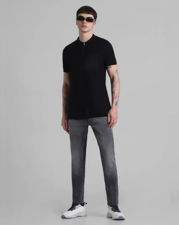 Jack & Jones Black Low Rise Glenn Slim Fit Jeans - Image 6