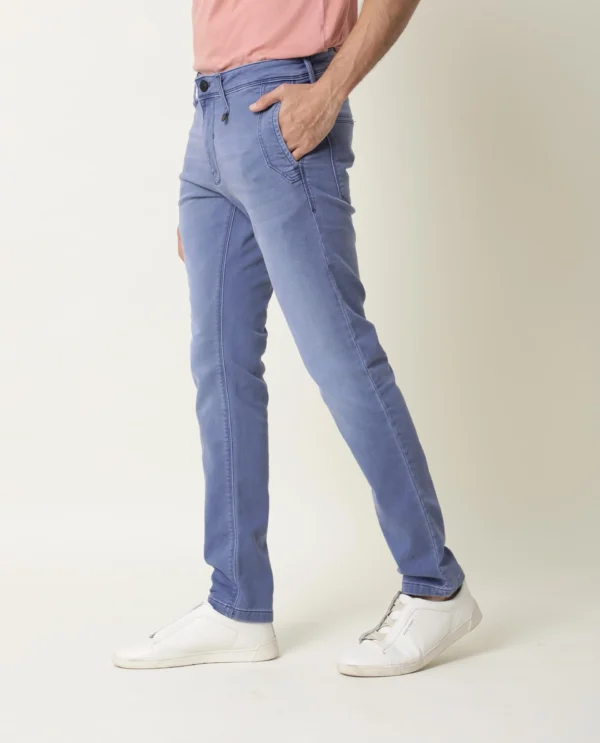 RARE RABBIT SLIM FIT COLOURED DENIMS LOJAS - LIGHT BLUE - Image 6